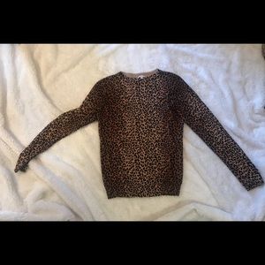 Cheetah print sweater